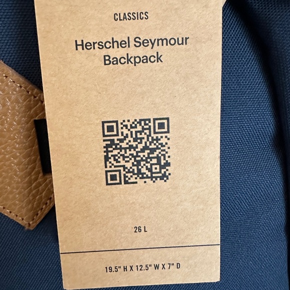 Herschel Supply Company Navy Seymour Backpack - Picture 3 of 7